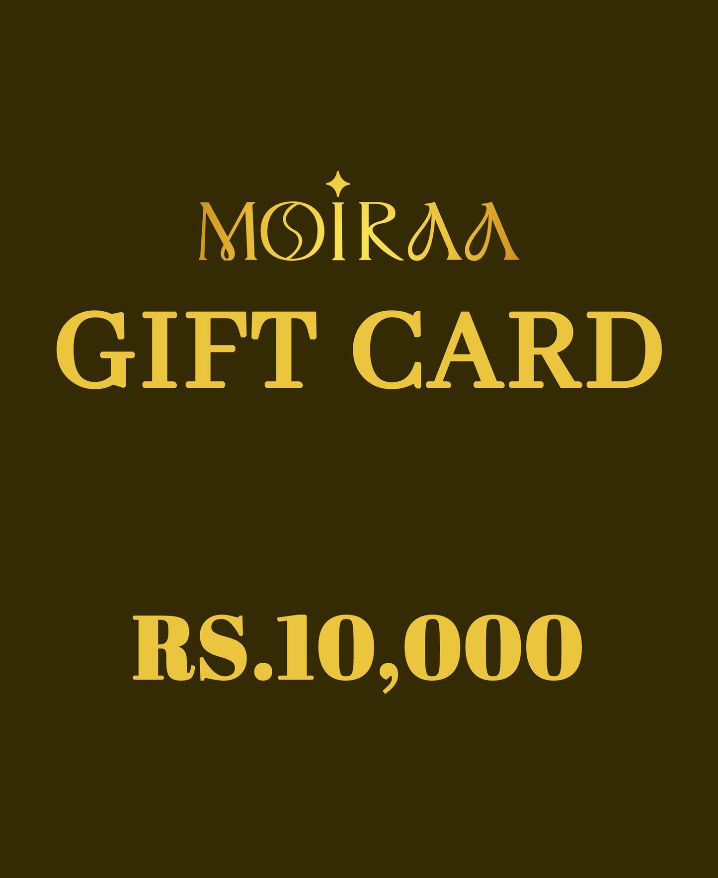 Rs.10,000 (LKR) Moiraa Gift Card