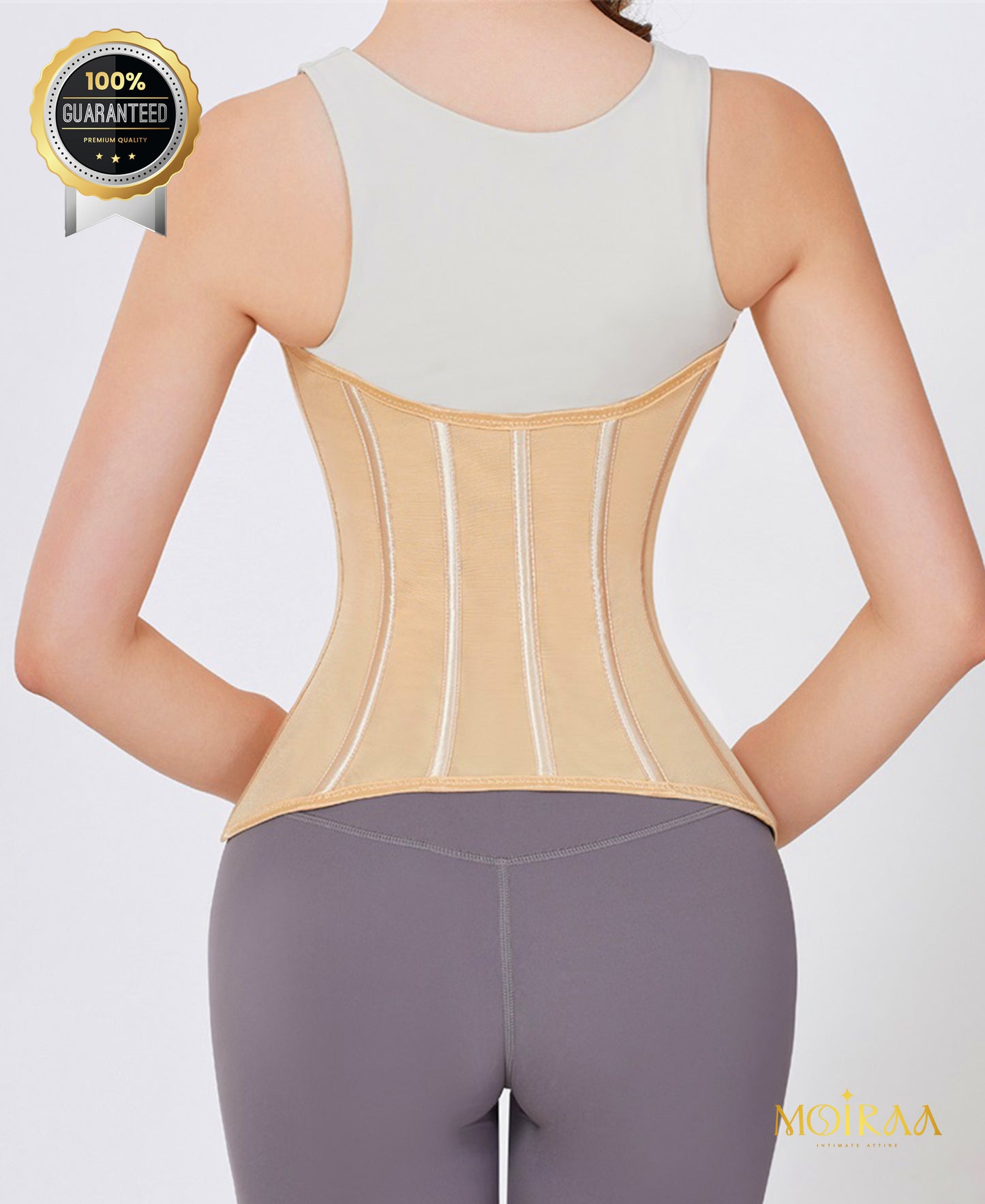 Double Belt Wrap Girdle – Premium Waist Trainer Shapewear for Women