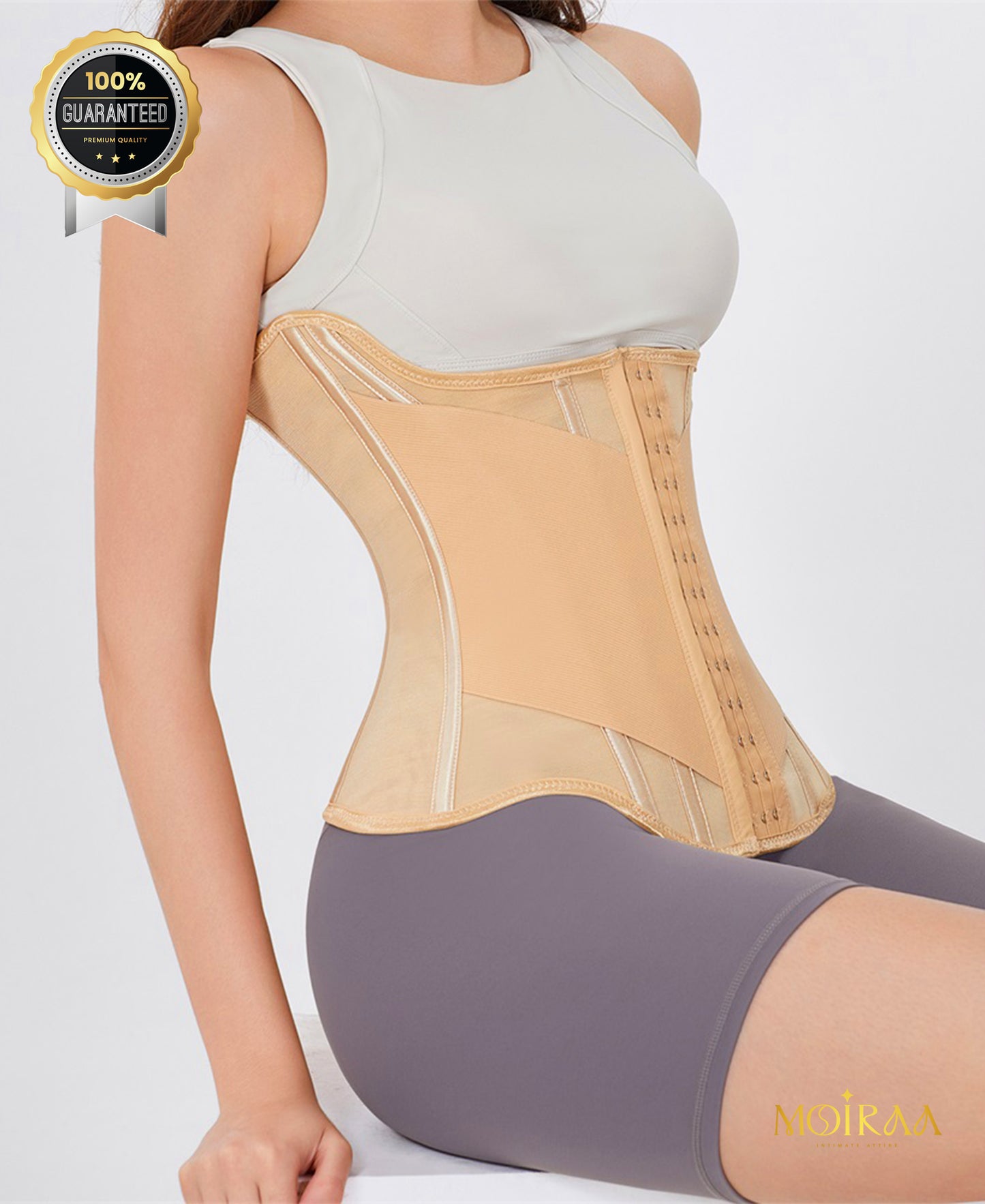 Double Belt Wrap Girdle – Premium Waist Trainer Shapewear for Women