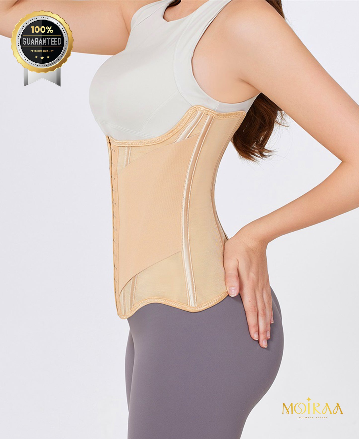 Double Belt Wrap Girdle – Premium Waist Trainer Shapewear for Women