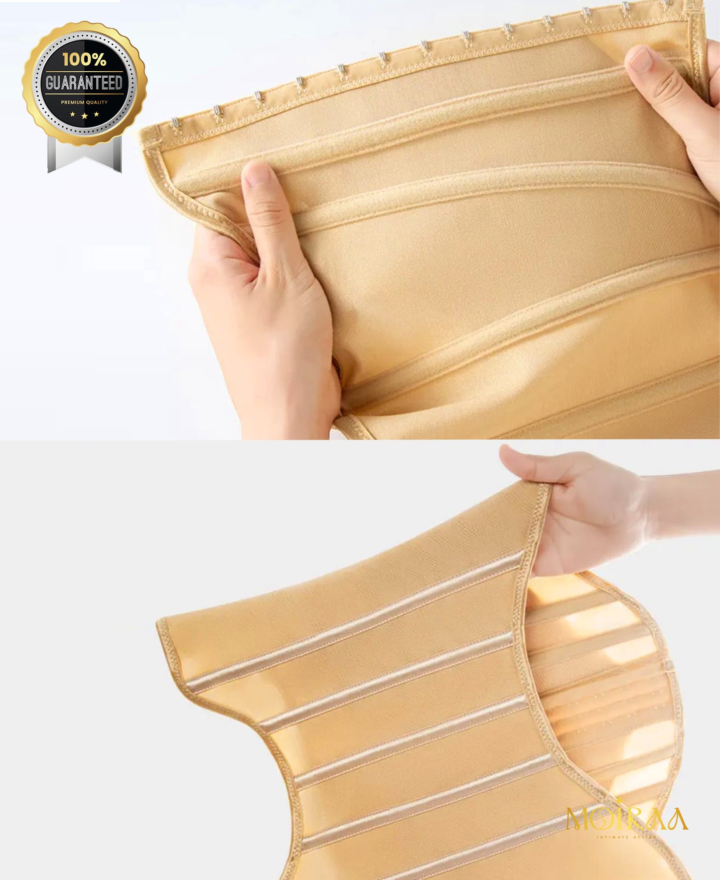 Double Belt Wrap Girdle – Premium Waist Trainer Shapewear for Women