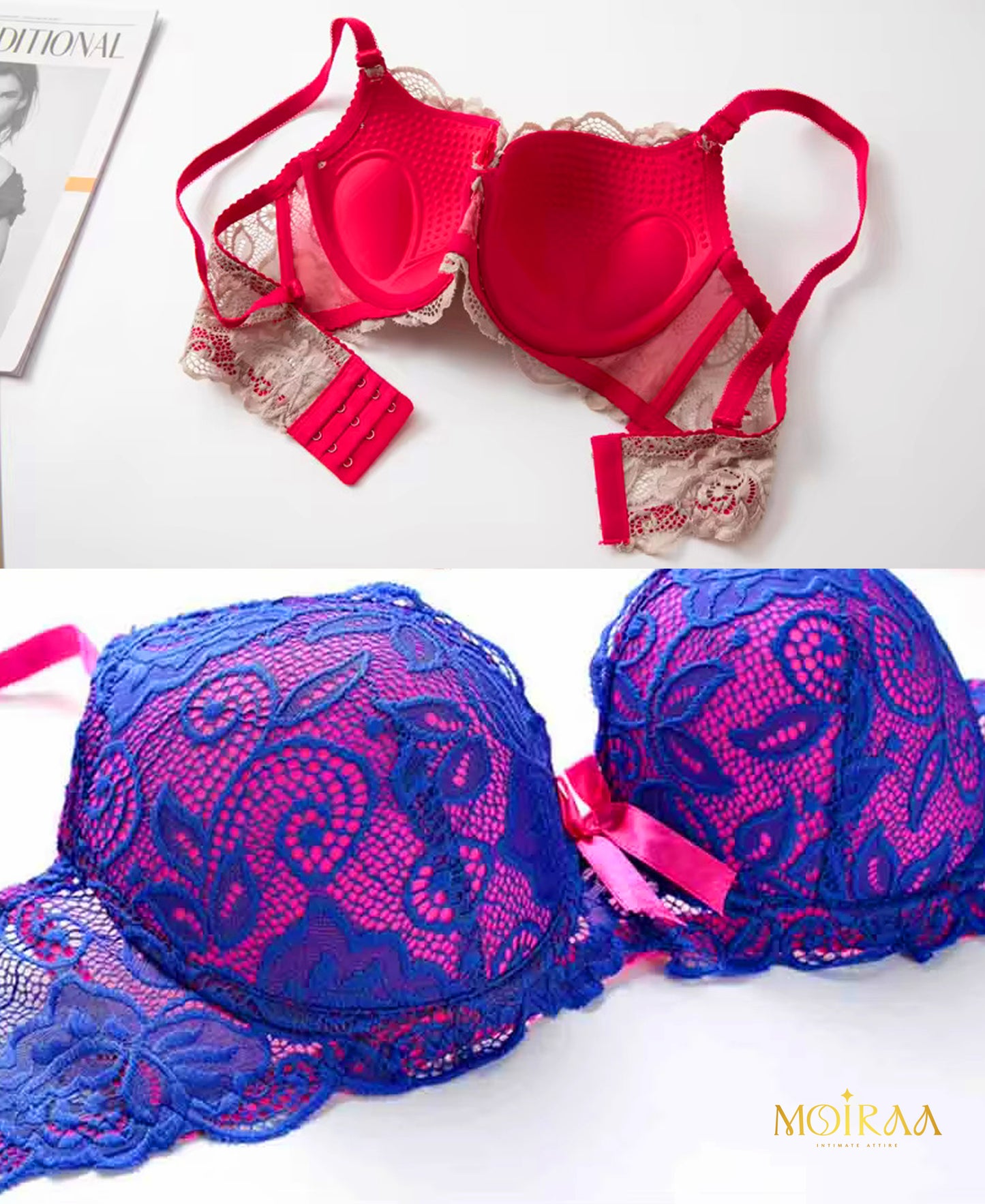 Moiraa Vibrant Muse Lace Set