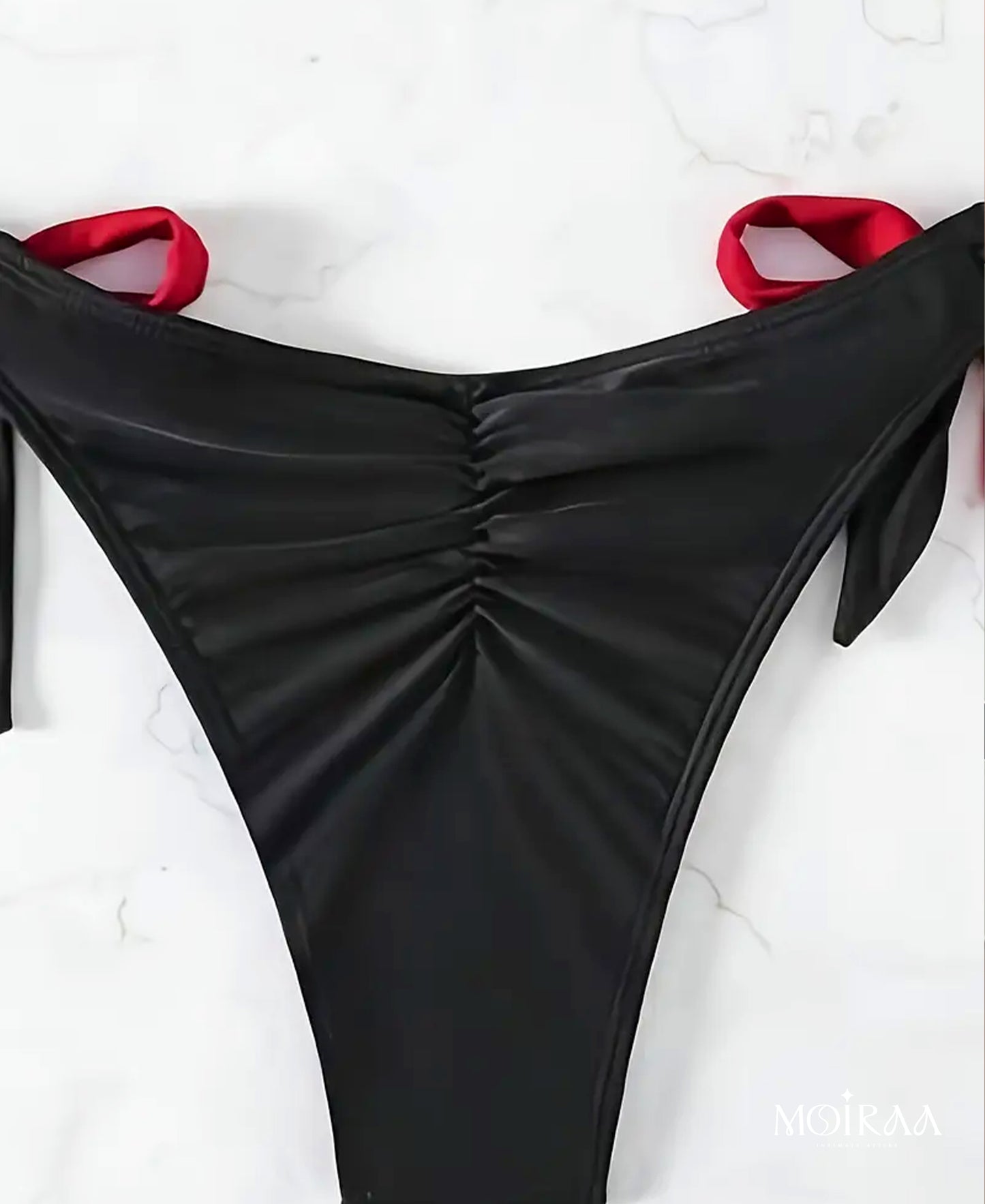 Cardi Heat Two-Tone Ring Bikini Set