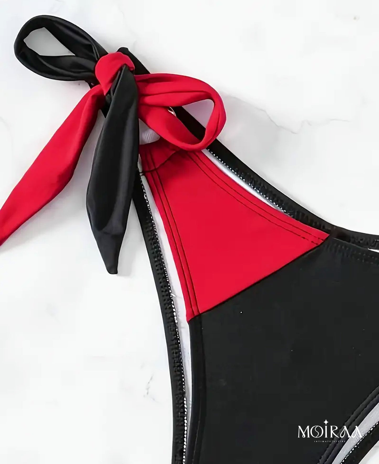 Cardi Heat Two-Tone Ring Bikini Set