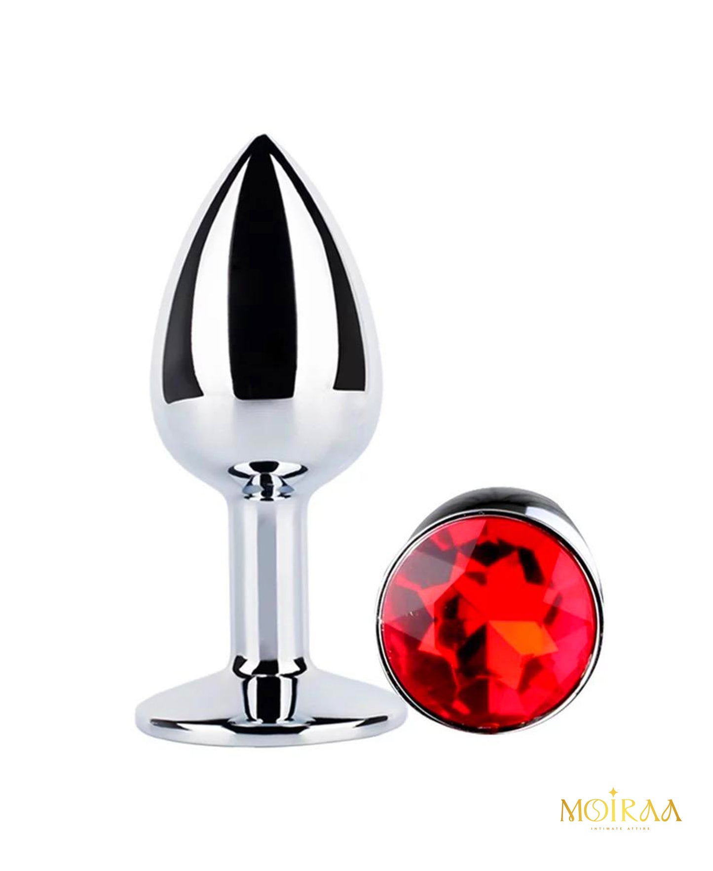 Stainless Steel Crystal Prostate - Butt Plug