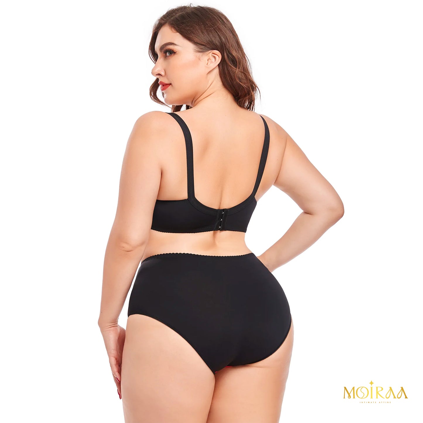 Plus Size Shaper & Full Cup Lace Bra Set