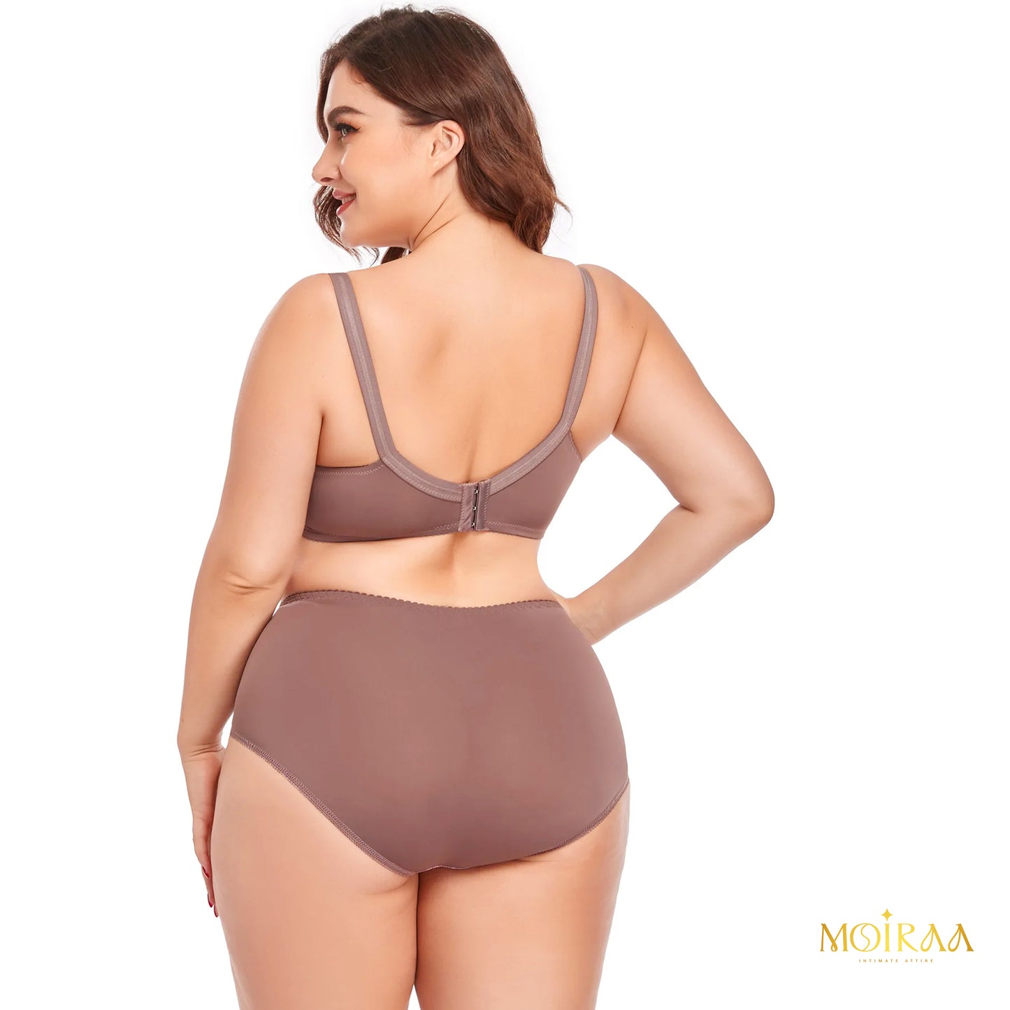 Plus Size Shaper & Full Cup Lace Bra Set