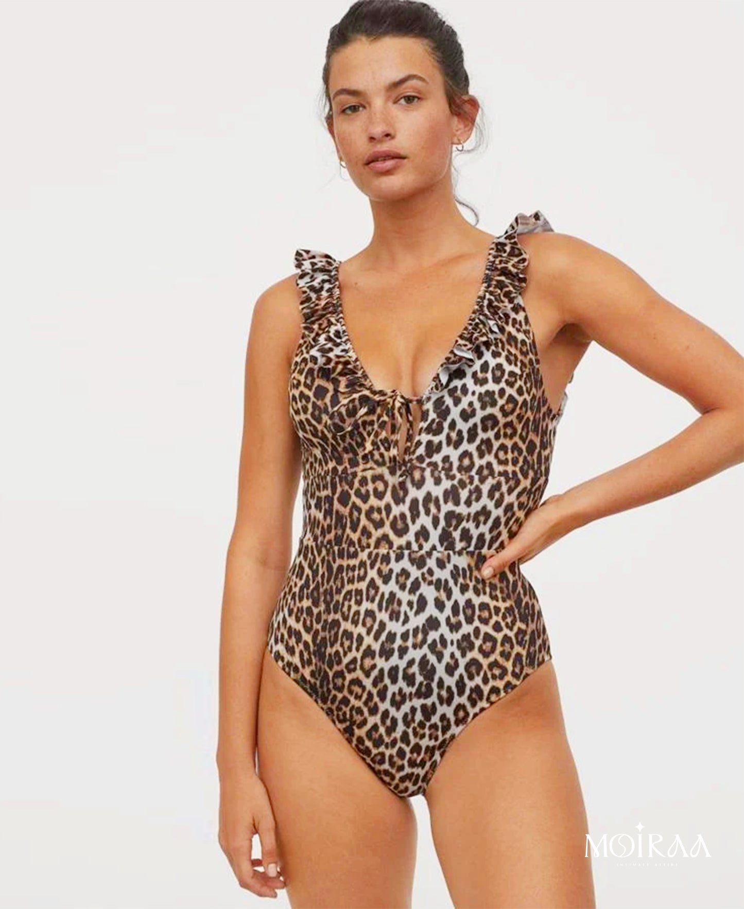 H&M Leopard Print One-Piece Swimsuit – Fierce & Flattering