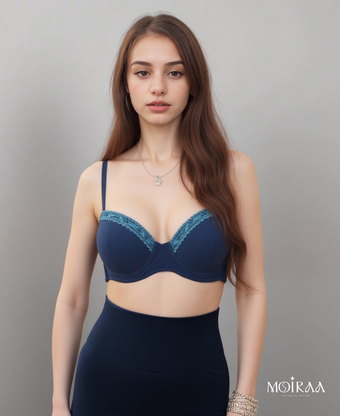 Midnight Bloom Bra