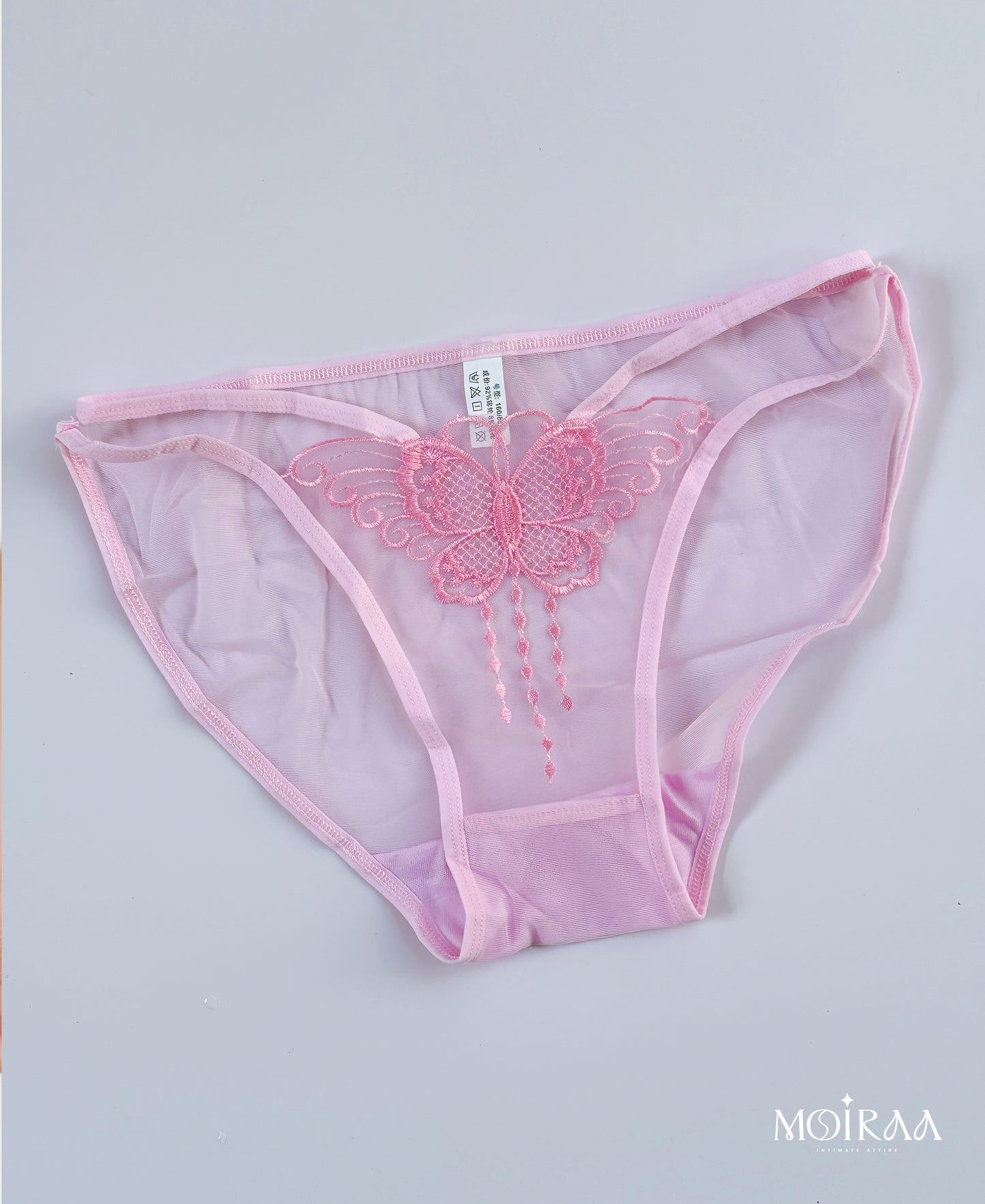 Butterfly Lace Decorated Cocktail Women’s Briefs