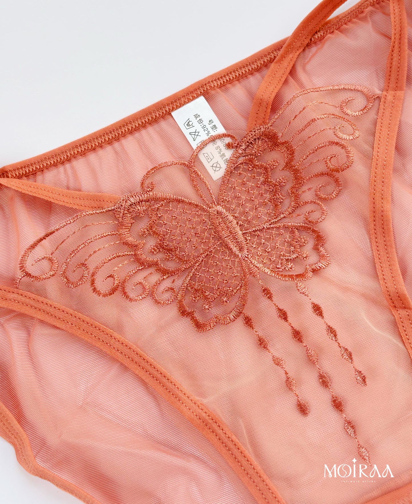 Butterfly Lace Decorated Cocktail Women’s Briefs