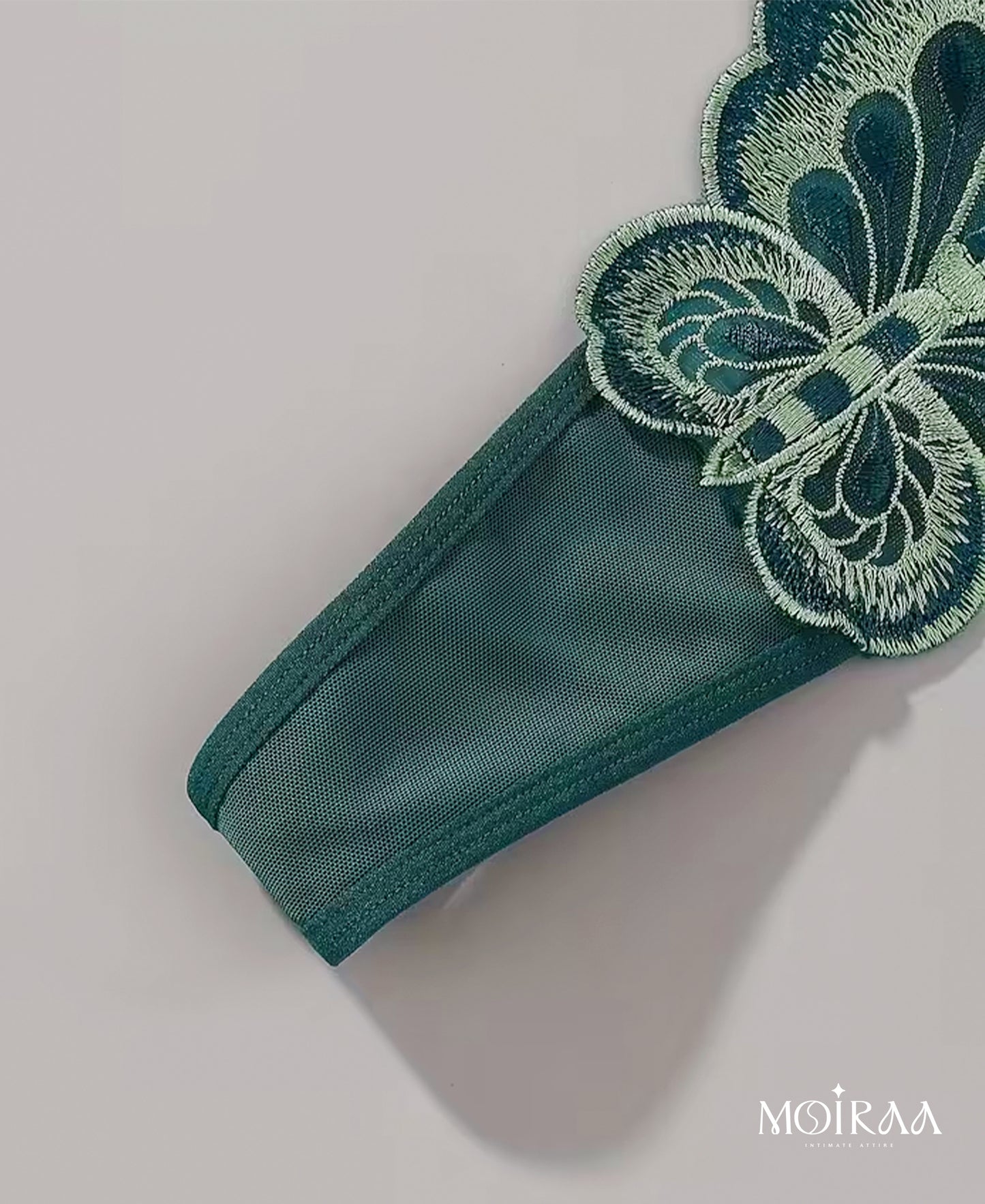 Christina’s Butterfly Embroidery Thong