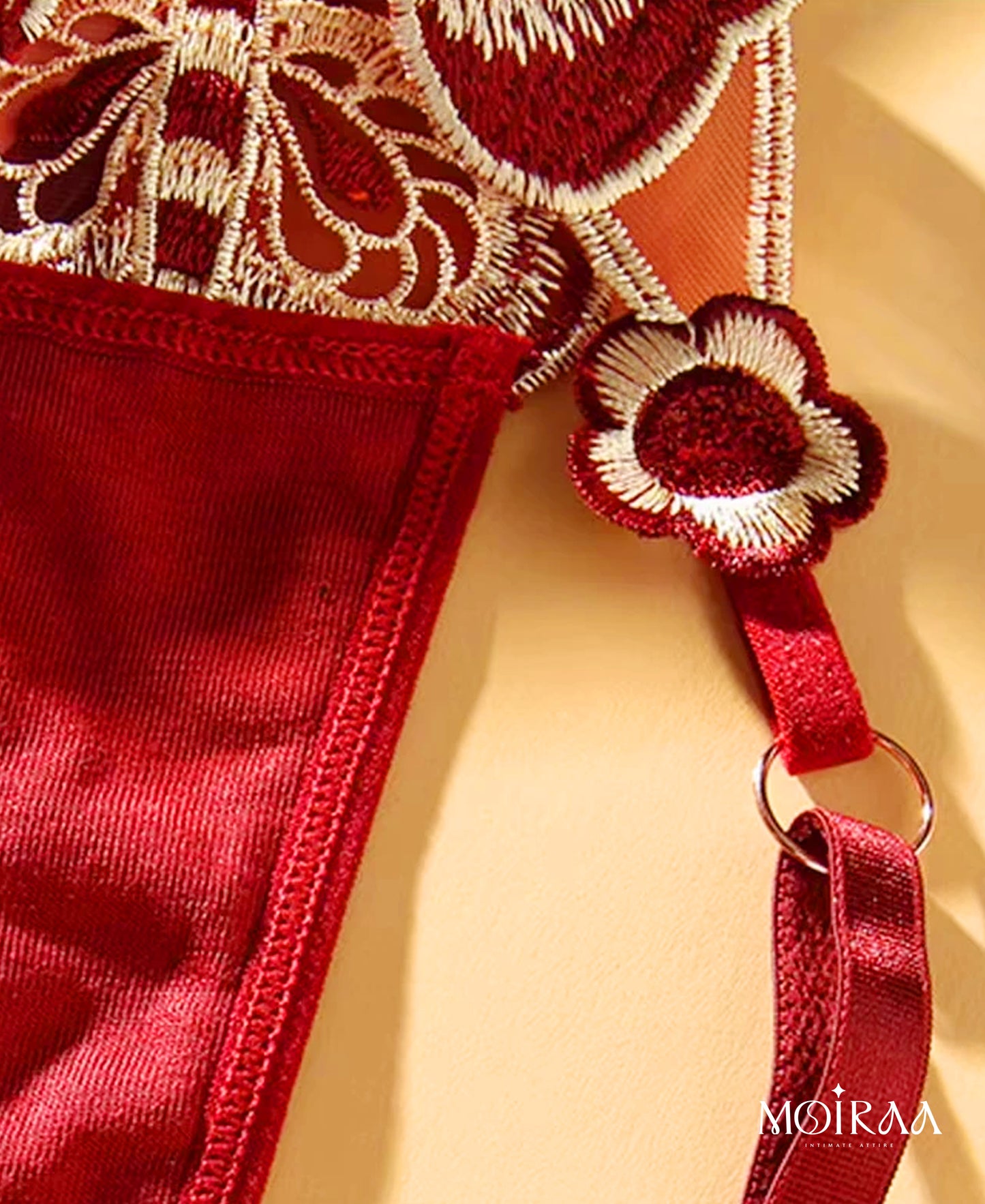 Christina’s Butterfly Embroidery Thong