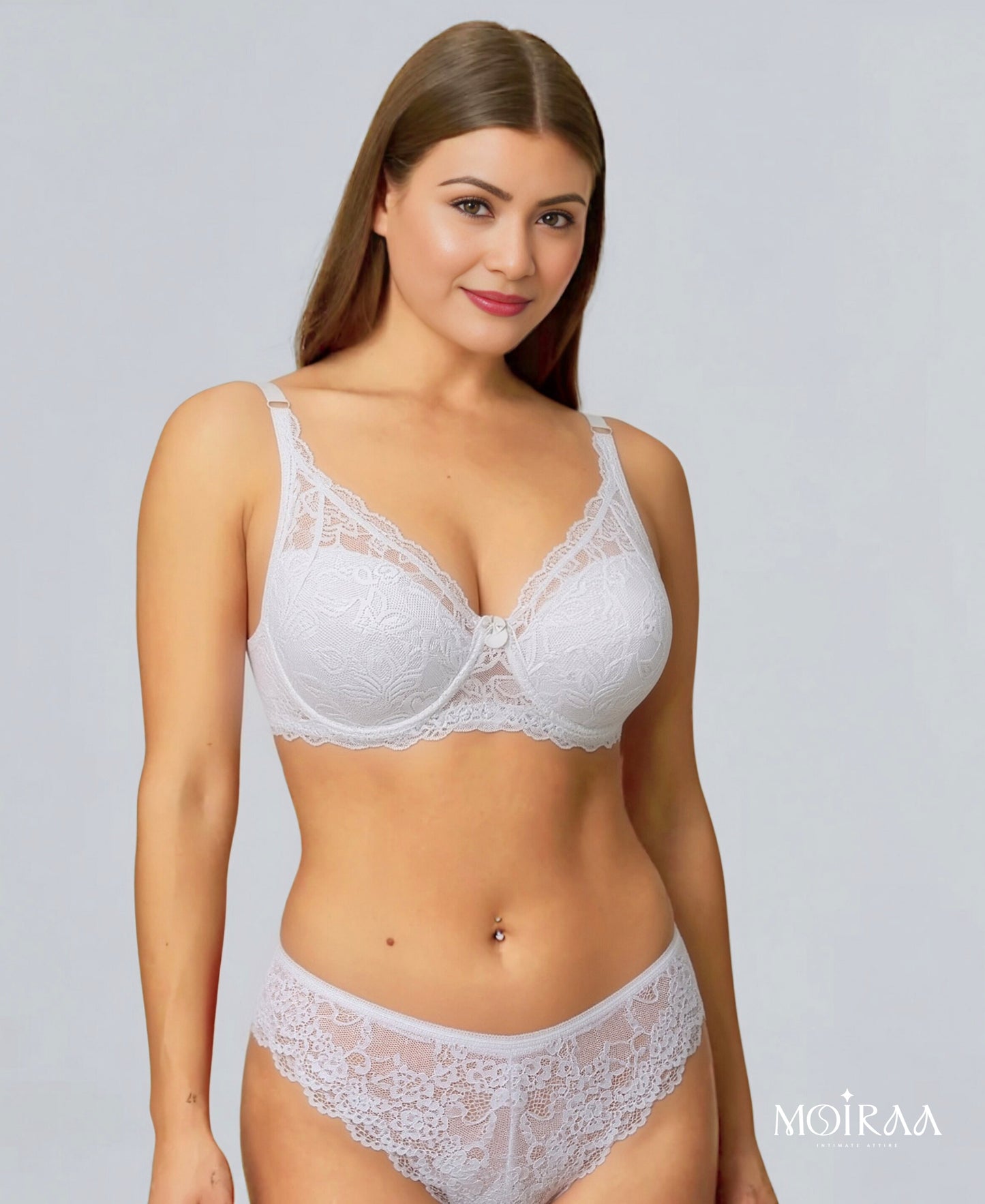 Elina’s Secret Lace Bra - White