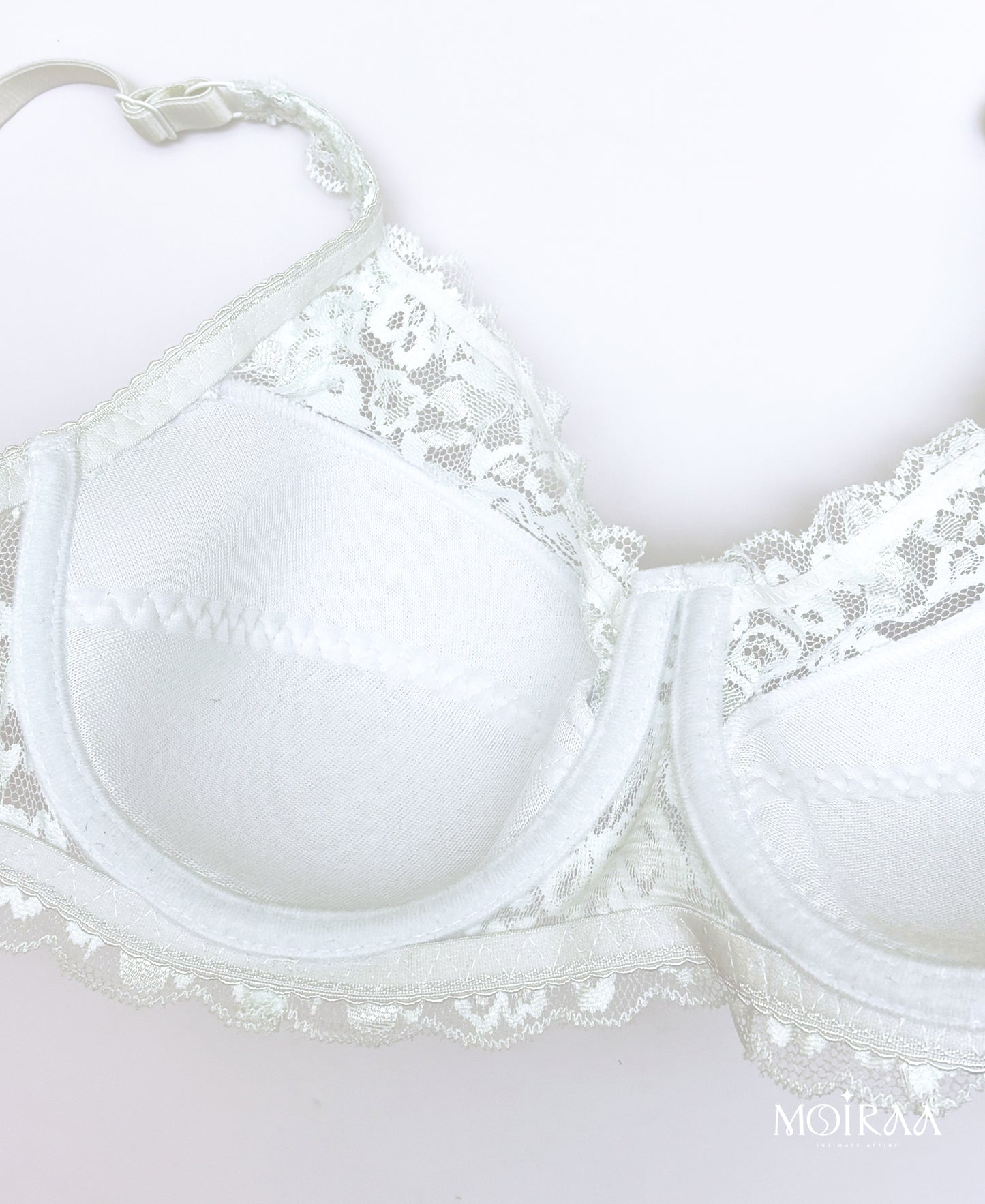 Elina’s Secret Lace Bra - White