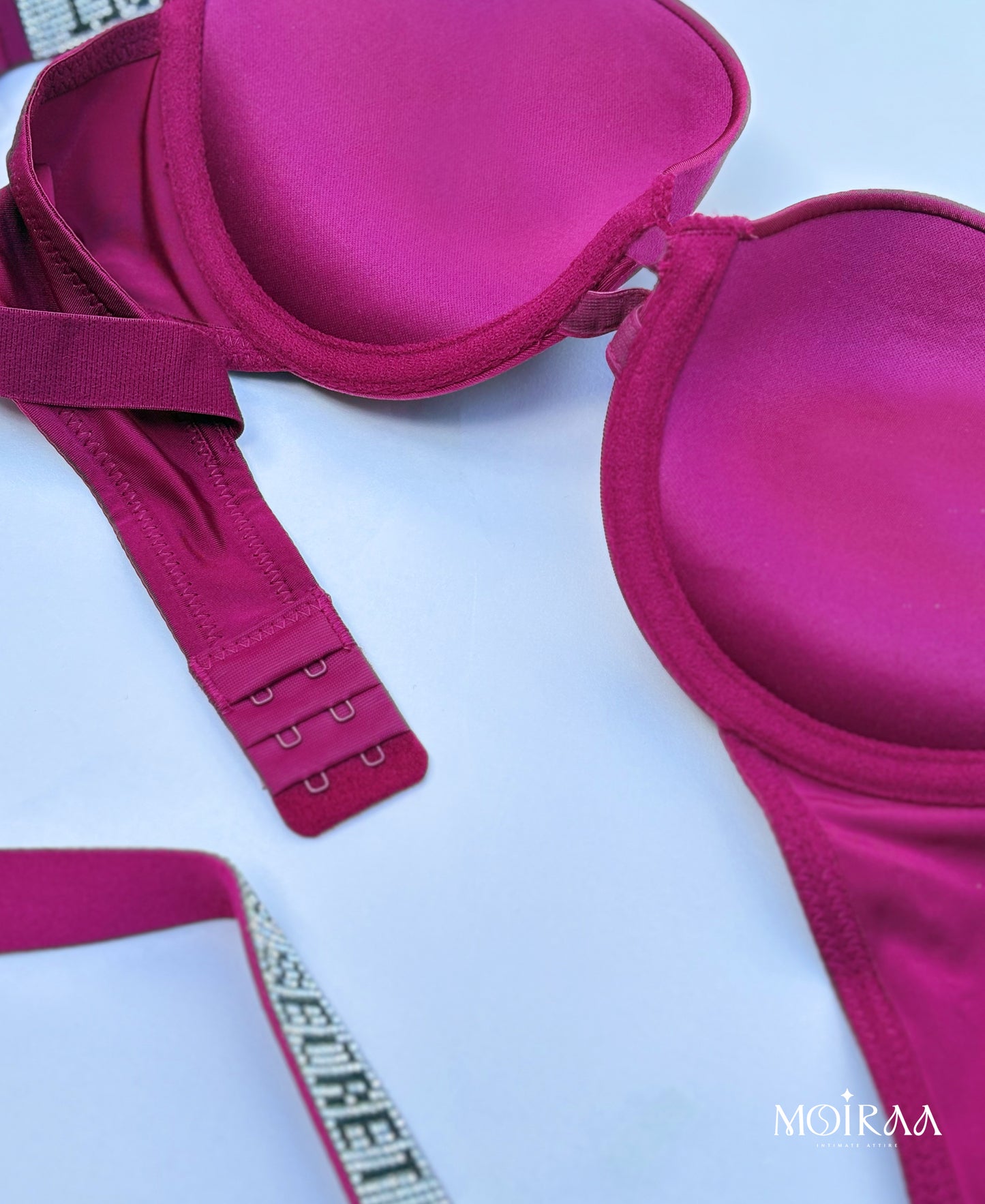 Moiraa Rhinestone Secret Bra & Panty Set