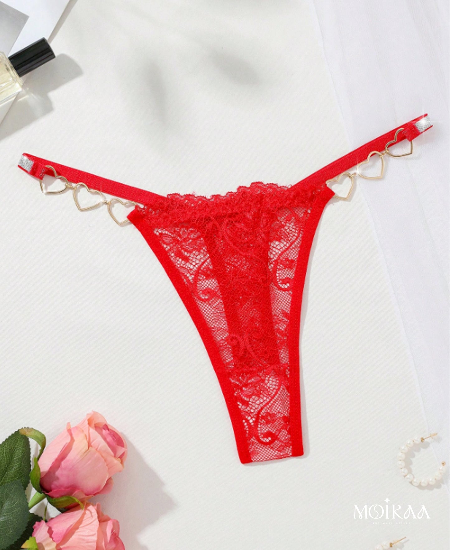 Noir Romance Thong