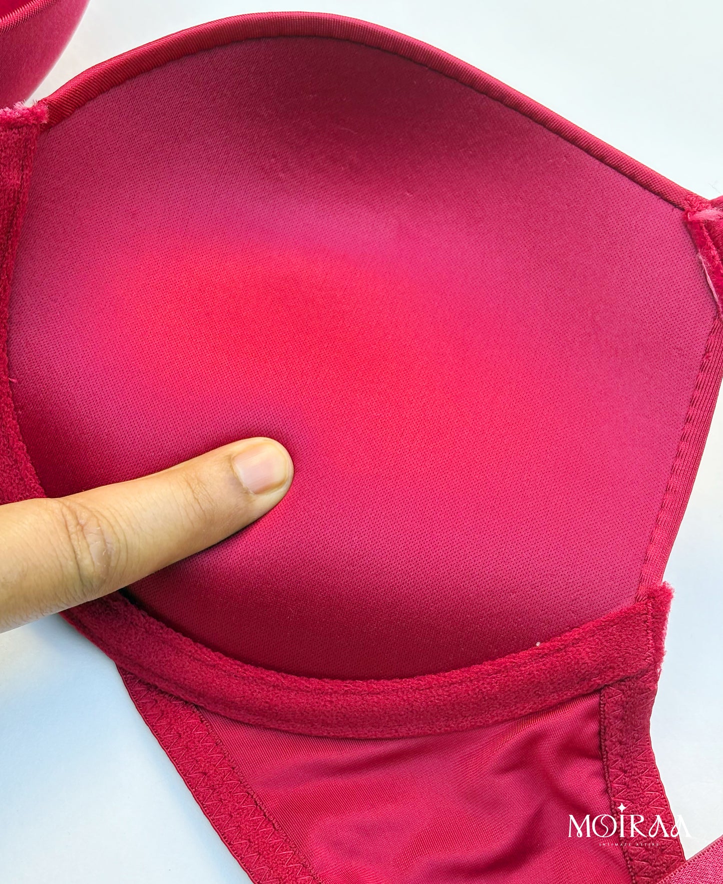 Red Rhinestone Bra & Panty Set