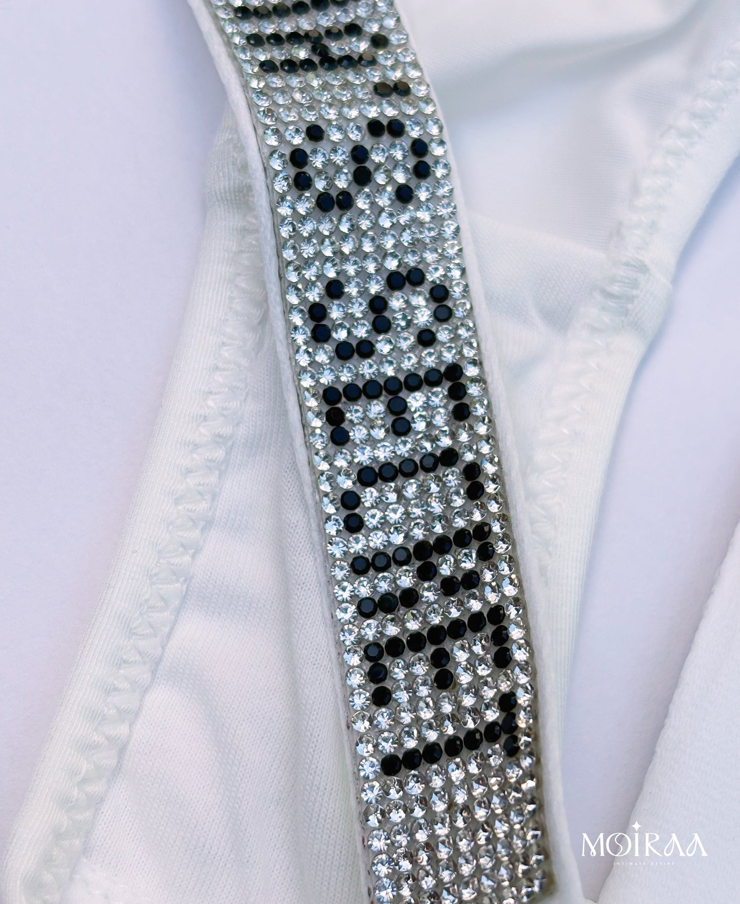 Moiraa Rhinestone Secret Bra and Panty Set