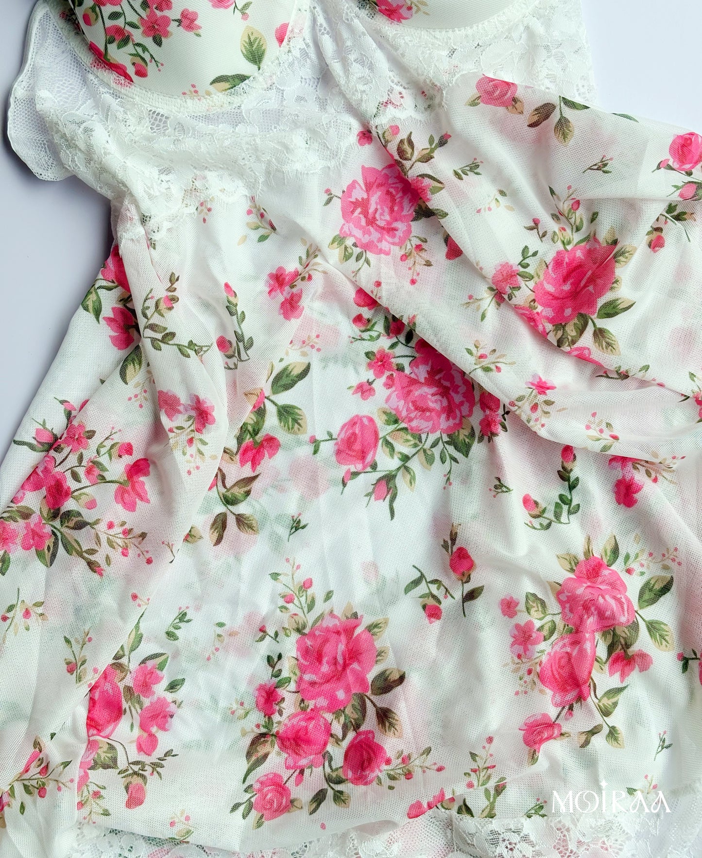 Soft But Spicy – Whisper Floral Babydoll Lingerie